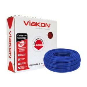 Cable de cobre THHN #12 azul caja 100 mts